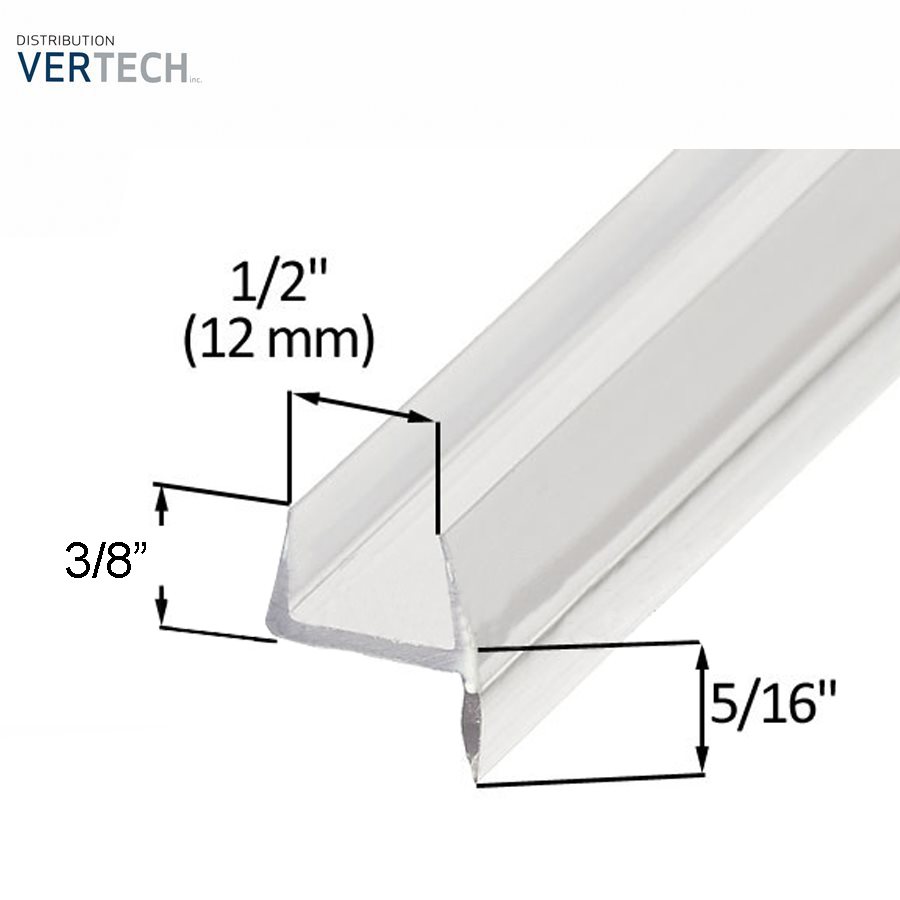 JAMBAGE EN H AVEC PATTE SOUPLE 1 / 2'' X 98''(AGP 10-770)