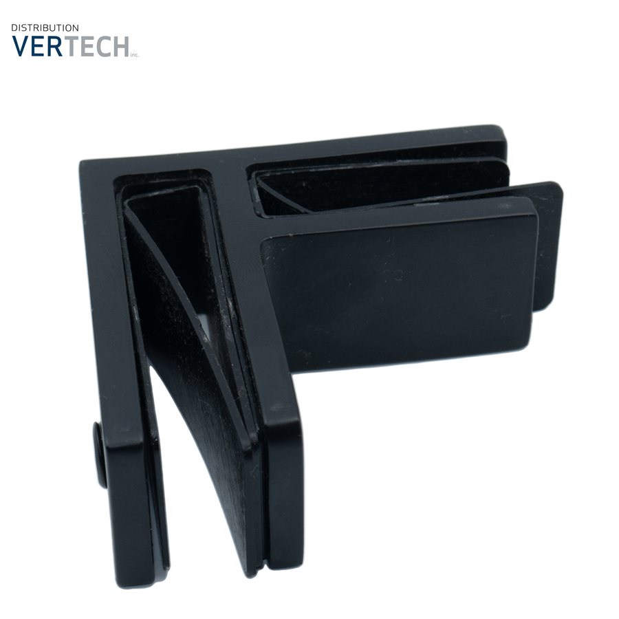 Urban black glass corner bracket